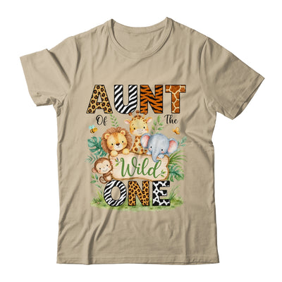 Aunt Of The Wild One First Birthday Boy Jungle Safari Shirt & Hoodie | siriusteestore