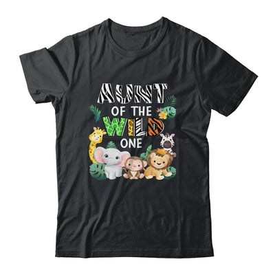 Aunt Of The Wild One Zoo Theme Birthday Safari Animal Shirt & Hoodie | siriusteestore