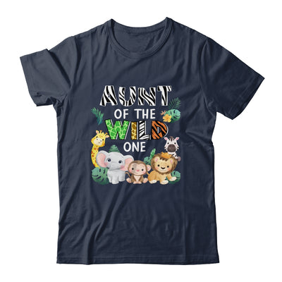 Aunt Of The Wild One Zoo Theme Birthday Safari Animal Shirt & Hoodie | siriusteestore