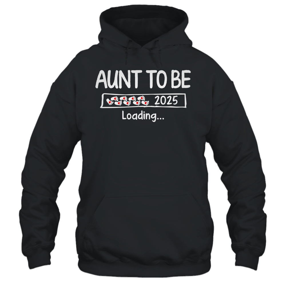 Aunt To Be 2025 Loading Promoted To Aunt Est 2025 Shirt & Tank Top | siriusteestore