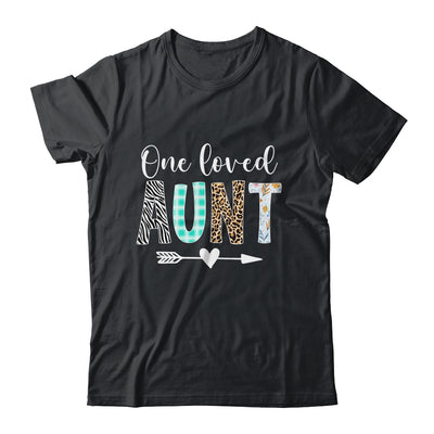 Aunt Women Cute Design One Loved Aunt Mother's Day Shirt & Tank Top | siriusteestore
