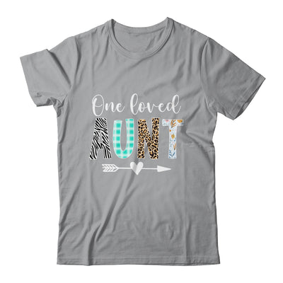 Aunt Women Cute Design One Loved Aunt Mother's Day Shirt & Tank Top | siriusteestore