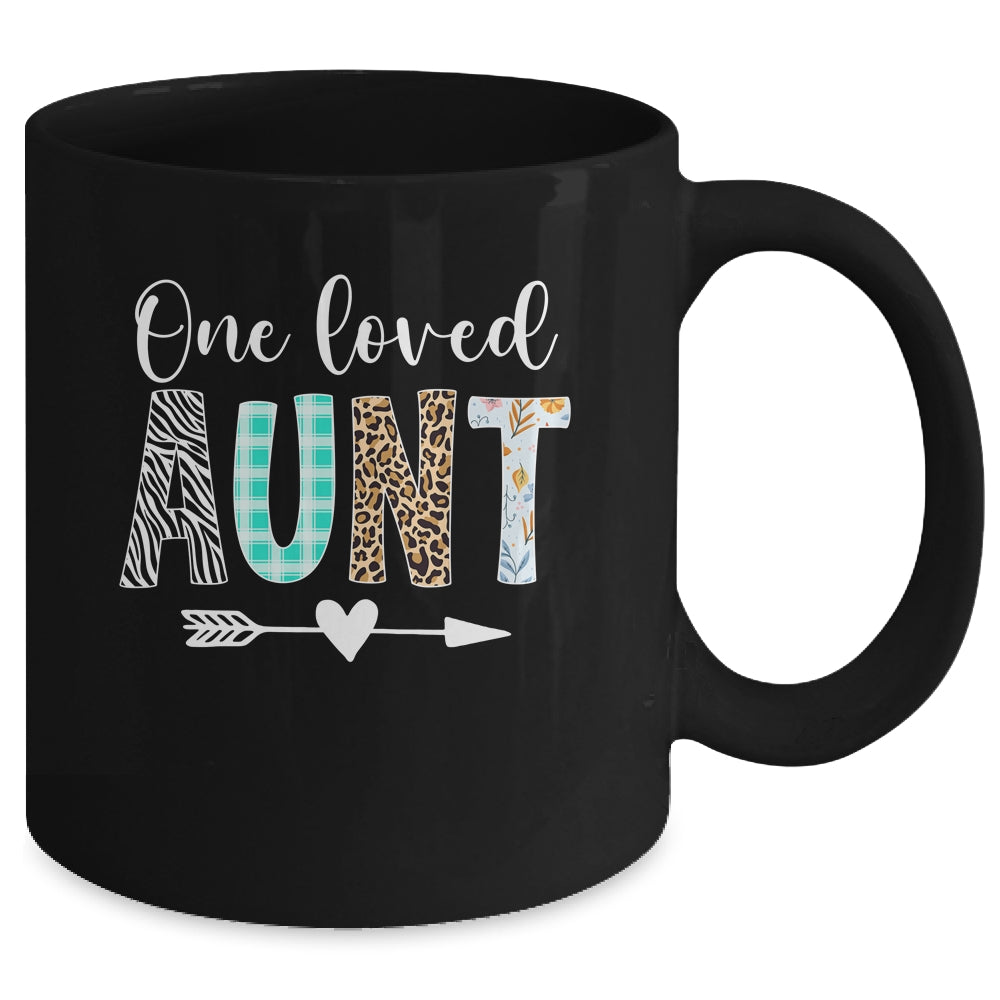 Aunt Women Cute Design One Loved Aunt Mother's Day Mug | siriusteestore
