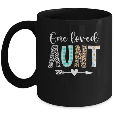 Aunt Women Cute Design One Loved Aunt Mother's Day Mug | siriusteestore