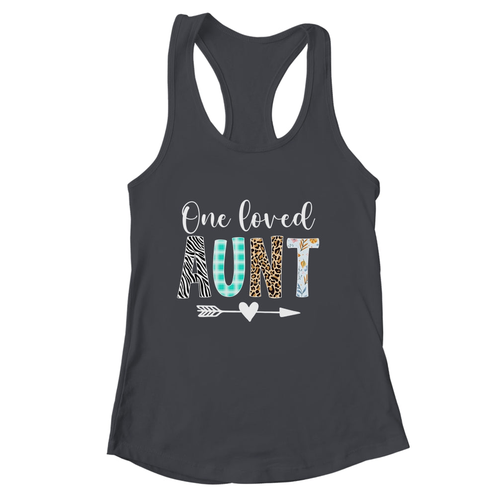 Aunt Women Cute Design One Loved Aunt Mother's Day Shirt & Tank Top | siriusteestore