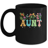 Aunt Women Wildflower Floral Design Aunt Mothers Day Mug | siriusteestore