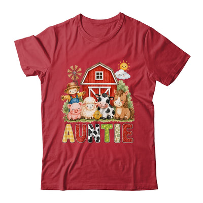Auntie Farm Cow 1St Birthday Girl Boy Matching Family Shirt & Hoodie | siriusteestore