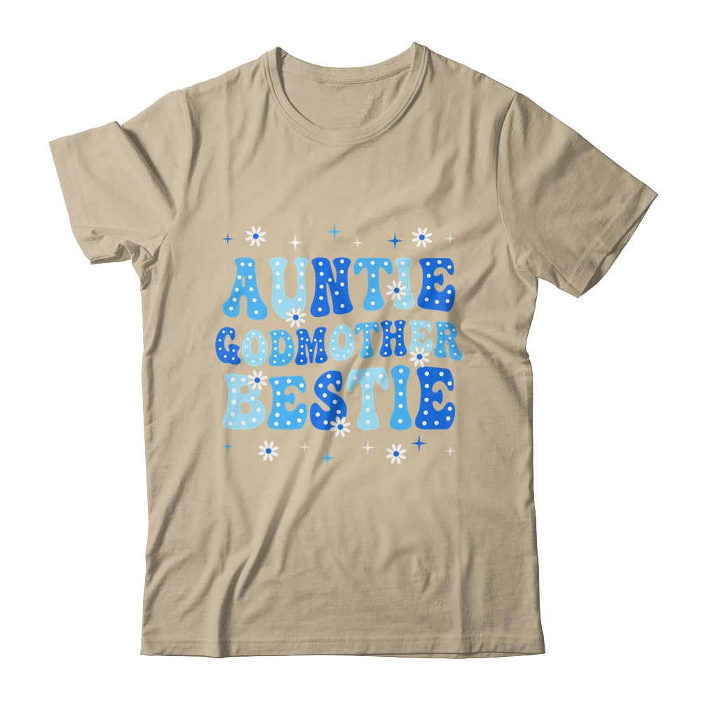Auntie Godmother Bestie Groovy Cute For Mothers Day Funny Shirt & Tank Top | siriusteestore