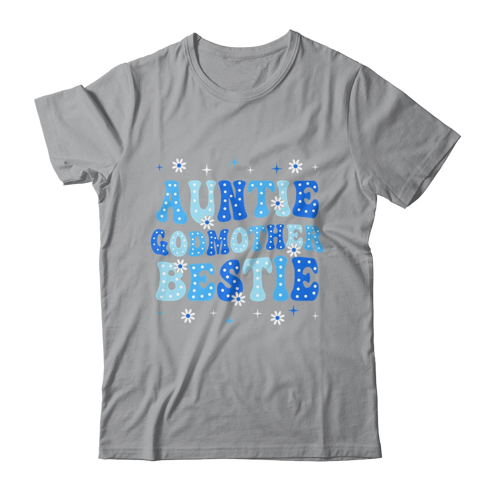 Auntie Godmother Bestie Groovy Cute For Mothers Day Funny Shirt & Tank Top | siriusteestore
