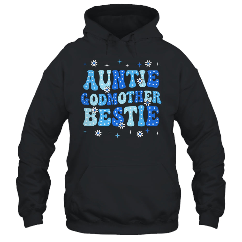 Auntie Godmother Bestie Groovy Cute For Mothers Day Funny Shirt & Tank Top | siriusteestore