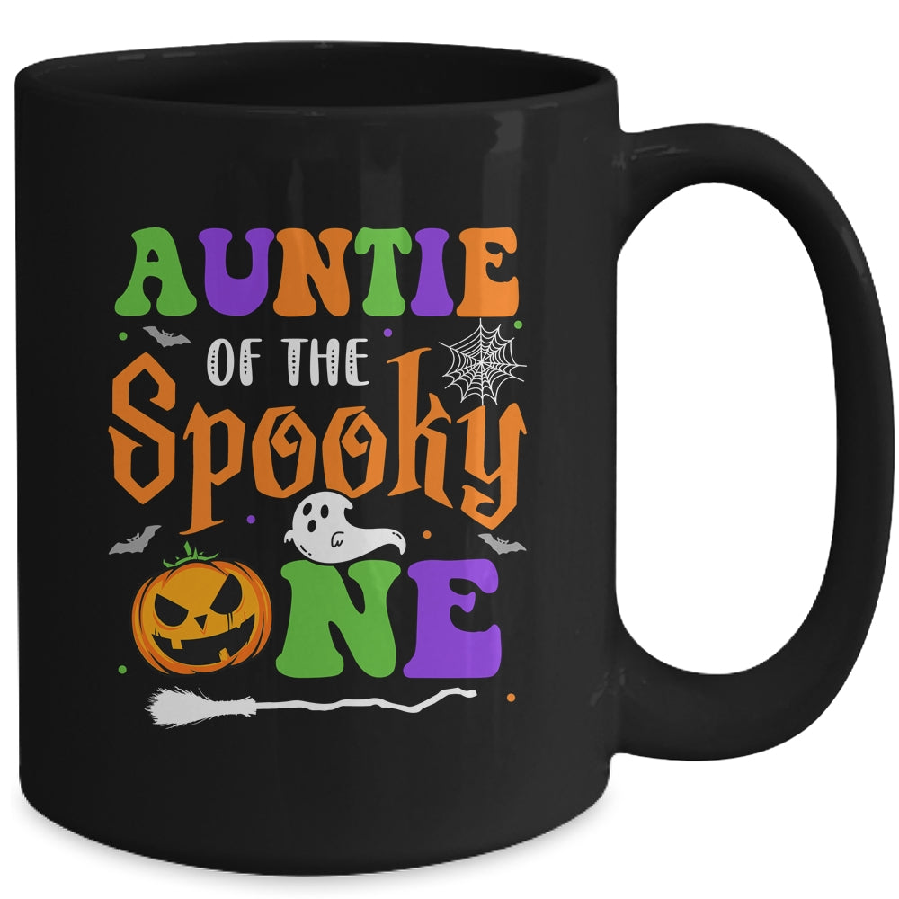 Auntie Halloween 1st Birthday Boy Matching Family Spooky One Mug | siriusteestore