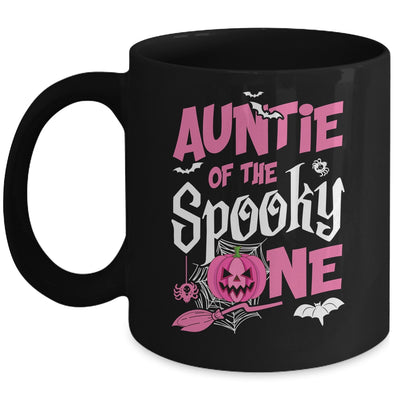Auntie Halloween 1st Birthday Girl Matching Family Spooky Mug | siriusteestore