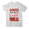 Auntie Of Sweet One Strawberry Frist 1st Birthday Girl Shirt & Hoodie | siriusteestore
