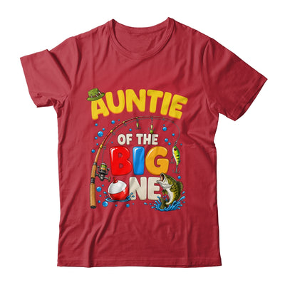 Auntie Of The Big One Fishing Birthday Boy Family Party Shirt & Hoodie | siriusteestore