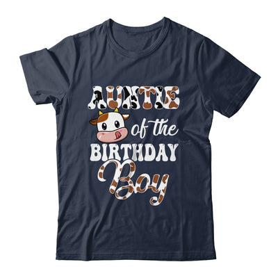 Auntie Of The Birthday Boy Cow Farm 1st Birthday Boy Shirt & Hoodie | siriusteestore