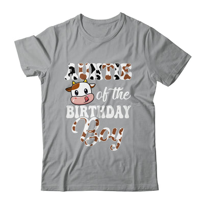 Auntie Of The Birthday Boy Cow Farm 1st Birthday Boy Shirt & Hoodie | siriusteestore