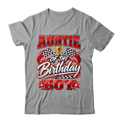 Auntie Of The Birthday Boy Race Car Family Pit Crew Shirt & Hoodie | siriusteestore