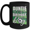 Auntie Of The Birthday Boy Soccer Birthday Soccer Player Mug | siriusteestore