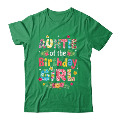 Auntie Of The Birthday Girl Hawaii Family Party Decor Shirt & Hoodie | siriusteestore