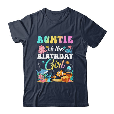 Auntie Of The Birthday Girl Sea Fish Ocean Aquarium Shirt & Hoodie | siriusteestore