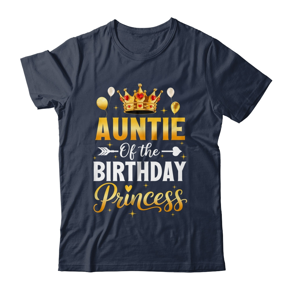 Auntie Of The Birthday Princess Birthday Girl Family Kid Shirt & Hoodie | siriusteestore