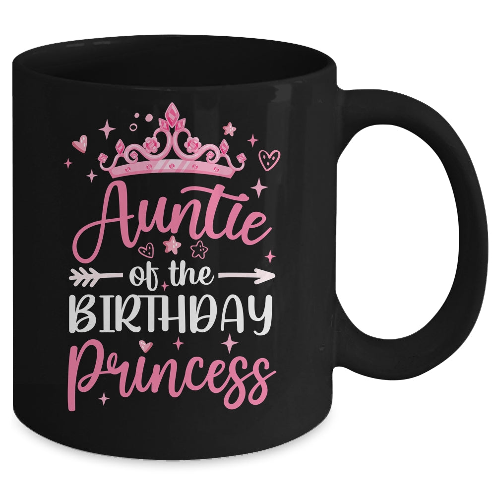 Auntie Of The Birthday Princess Birthday Girl Kid Family Mug | siriusteestore