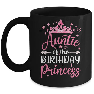 Auntie Of The Birthday Princess Birthday Girl Kid Family Mug | siriusteestore