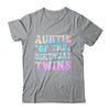 Auntie Of The Birthday Twins Girls Kids Party Retro Bday Shirt & Hoodie | siriusteestore