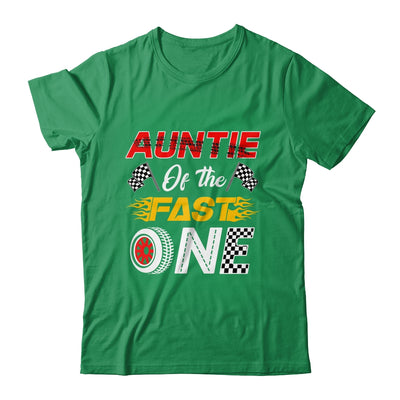 Auntie Of The Fast One 1st Birthday Race Car Family Shirt & Hoodie | siriusteestore