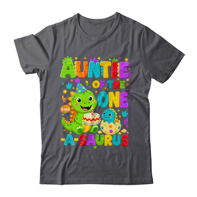Auntie Of The One-A-Saurus 1St Birthday Boy T-Rex Dinosaur Shirt & Hoodie | siriusteestore