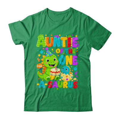 Auntie Of The One-A-Saurus 1St Birthday Boy T-Rex Dinosaur Shirt & Hoodie | siriusteestore