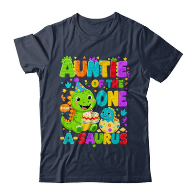 Auntie Of The One-A-Saurus 1St Birthday Boy T-Rex Dinosaur Shirt & Hoodie | siriusteestore