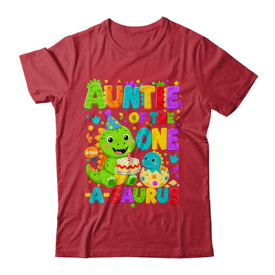 Auntie Of The One-A-Saurus 1St Birthday Boy T-Rex Dinosaur Shirt & Hoodie | siriusteestore