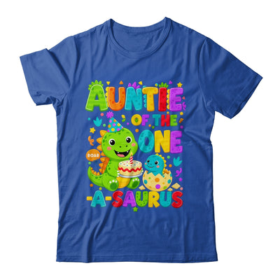 Auntie Of The One-A-Saurus 1St Birthday Boy T-Rex Dinosaur Shirt & Hoodie | siriusteestore