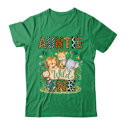 Auntie Of The Wild One First Birthday Boy Jungle Safari Shirt & Hoodie | siriusteestore
