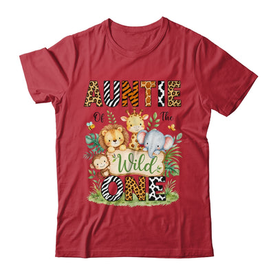 Auntie Of The Wild One First Birthday Boy Jungle Safari Shirt & Hoodie | siriusteestore