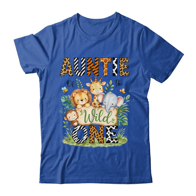 Auntie Of The Wild One First Birthday Boy Jungle Safari Shirt & Hoodie | siriusteestore