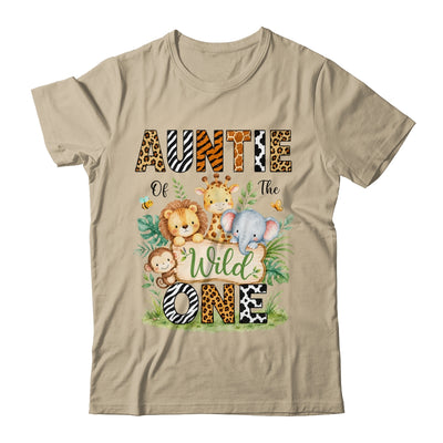Auntie Of The Wild One First Birthday Boy Jungle Safari Shirt & Hoodie | siriusteestore