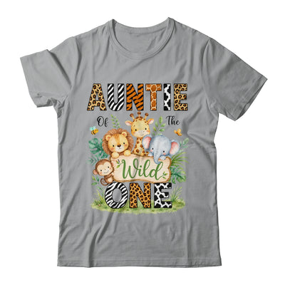Auntie Of The Wild One First Birthday Boy Jungle Safari Shirt & Hoodie | siriusteestore
