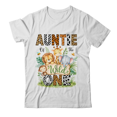 Auntie Of The Wild One First Birthday Boy Jungle Safari Shirt & Hoodie | siriusteestore