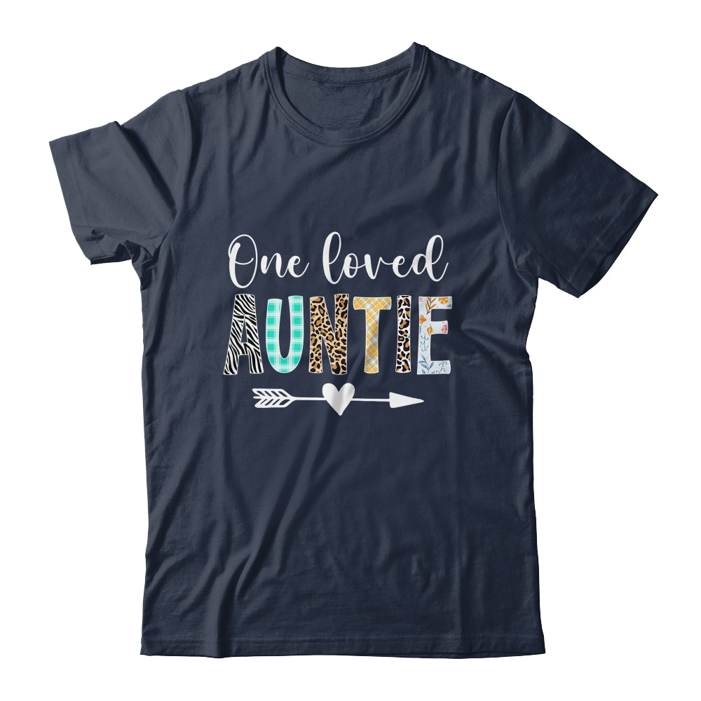 Auntie Women Cute Design One Loved Auntie Mother's Day Shirt & Tank Top | siriusteestore