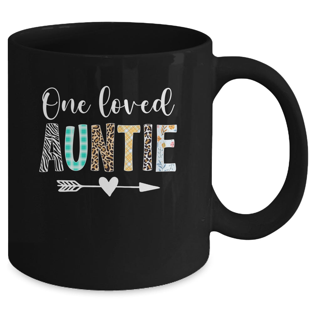 Auntie Women Cute Design One Loved Auntie Mother's Day Mug | siriusteestore