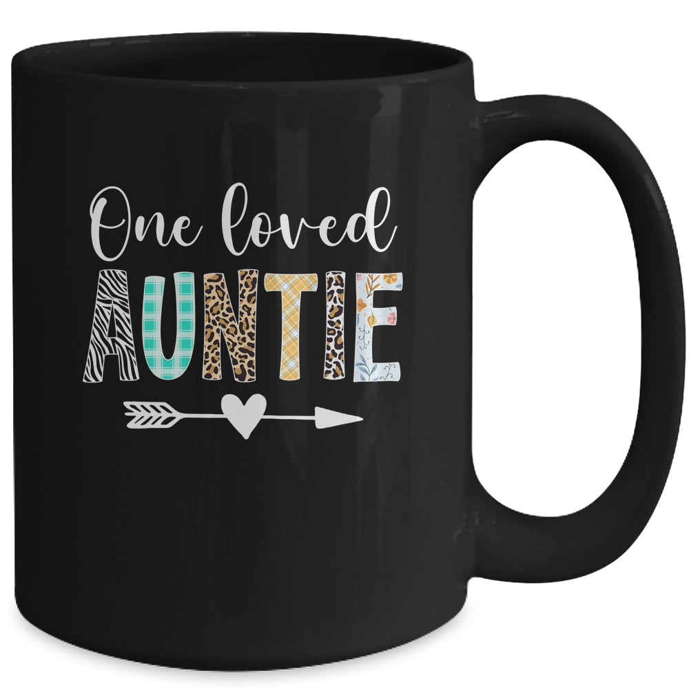 Auntie Women Cute Design One Loved Auntie Mother's Day Mug | siriusteestore
