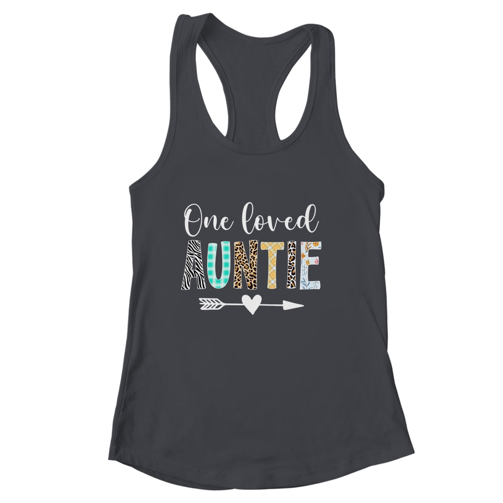 Auntie Women Cute Design One Loved Auntie Mother's Day Shirt & Tank Top | siriusteestore