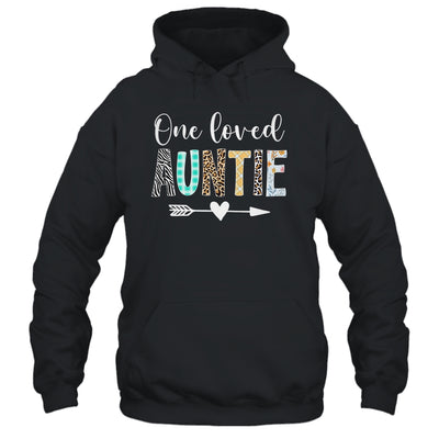 Auntie Women Cute Design One Loved Auntie Mother's Day Shirt & Tank Top | siriusteestore