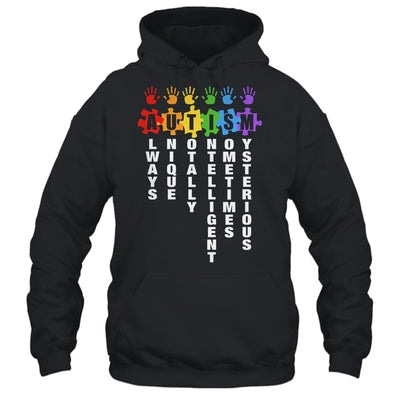 Autism Always Unique Totally Intelligent Autism Awareness Month Shirt & Tank Top | siriusteestore