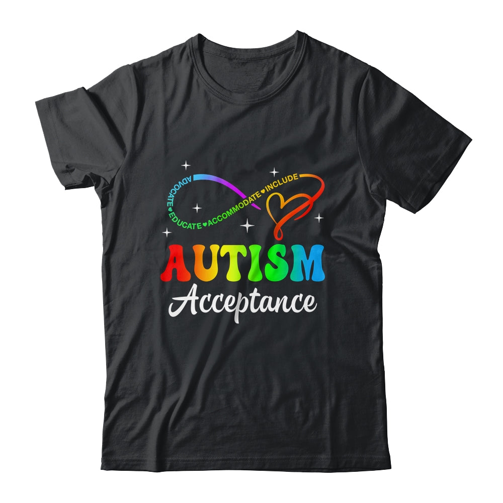 Autism Awareness Acceptance Infinity Symbol Men Women Kid Shirt & Tank Top | siriusteestore