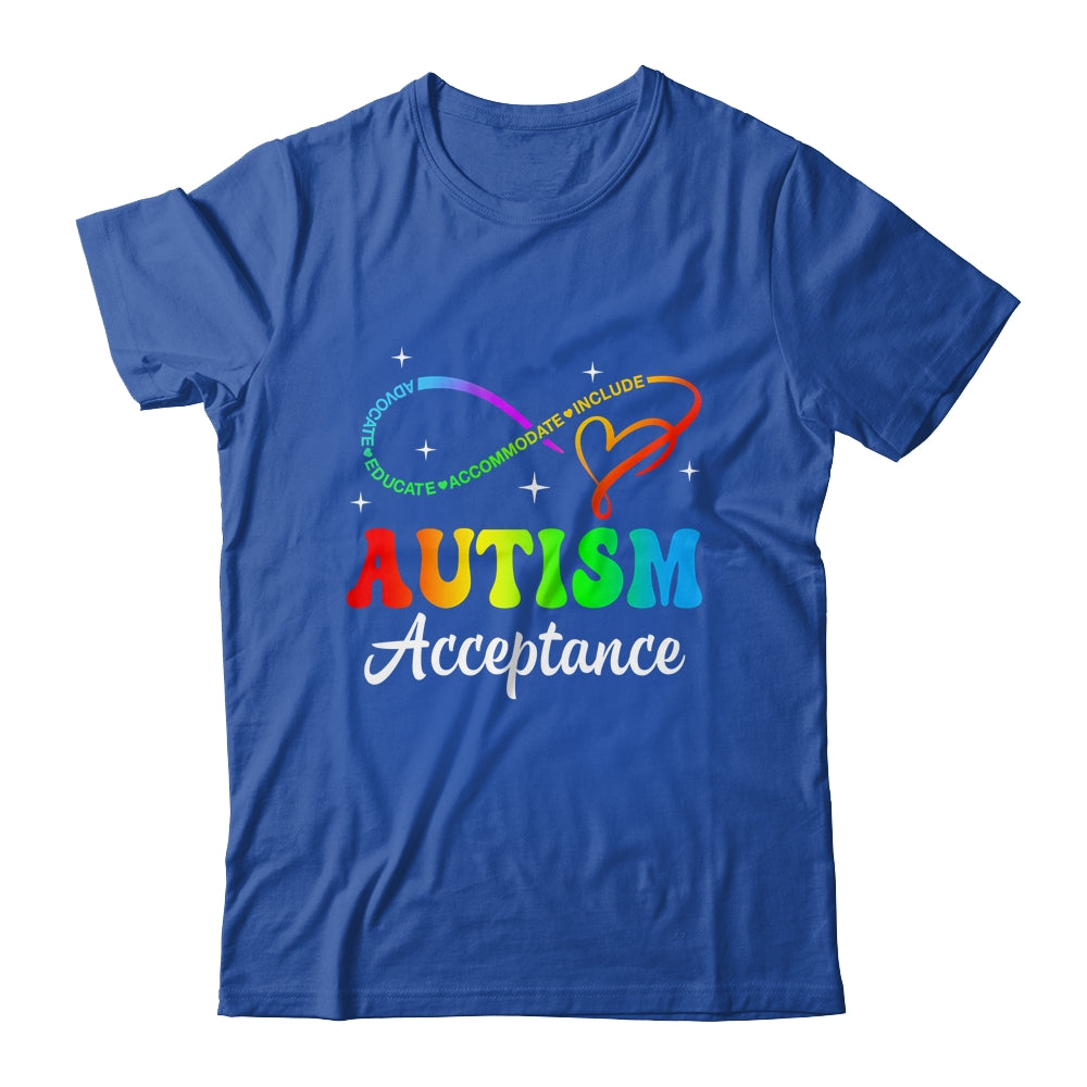 Autism Awareness Acceptance Infinity Symbol Men Women Kid Shirt & Tank Top | siriusteestore