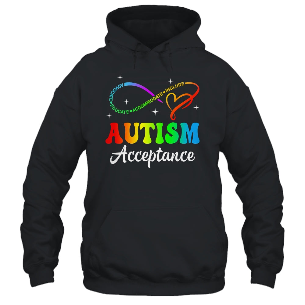 Autism Awareness Acceptance Infinity Symbol Men Women Kid Shirt & Tank Top | siriusteestore