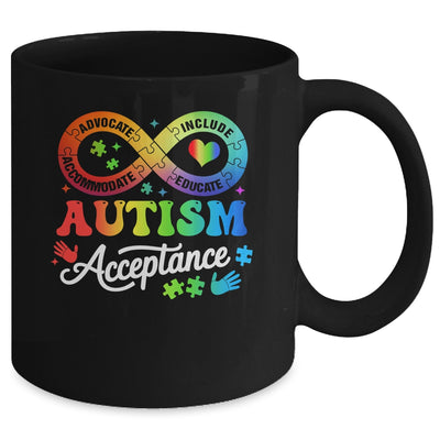 Autism Awareness Acceptance Infinity Symbol Men Women Kids Mug | siriusteestore